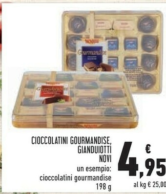 Conad Cioccolatini gourmandise, gianduiottì 198 g offerta