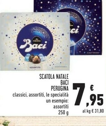 Conad Scatola natale baci offerta