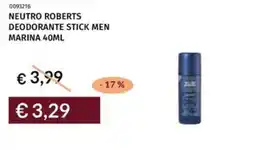 Prezzemolo e Vitale Neutro roberts deodorante stick men marina offerta