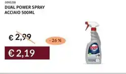 Prezzemolo e Vitale Dual power spray acciaio offerta
