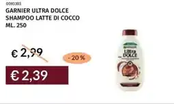 Prezzemolo e Vitale Garnier ultra dolce shampoo latte di cocco offerta