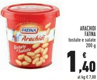 Conad Arachidi tostate e salate 200 g(ml) offerta
