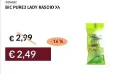 Prezzemolo e Vitale Bic pure3 lady rasoio offerta