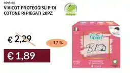 Prezzemolo e Vitale Vivicot proteggislip di cotone ripiegati 20pz offerta