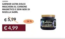 Prezzemolo e Vitale Garnier ultra dolce maschera al carbone magnetico e semi neri di nigella offerta