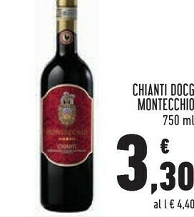 Conad Montecchio chianti 750 ml offerta