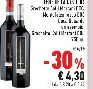Conad Terre de la cvstodia - grechetto colli martani 750 g(ml) offerta
