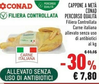 Conad Conad cappone a metà offerta