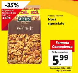 Lidl Alesto Selection Noci sgusciate offerta