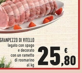 Conad Conad granpezzo di vitello offerta