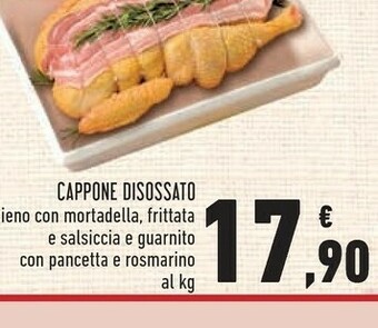 Conad cappone ripieno disossato con mortadella