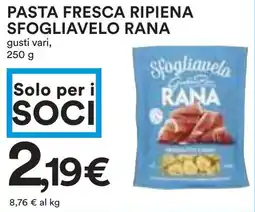 Coop Superstore Pasta fresca ripiena sfogliavelo RANA offerta