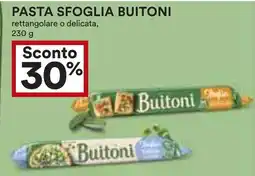 Coop Superstore Pasta sfoglia BUITONI rettangolare o delicata offerta