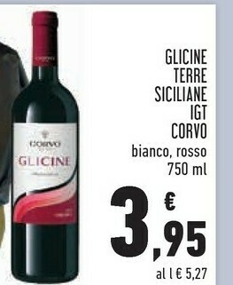 Conad Glicine terre siciliane igt offerta