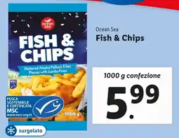 Lidl Ocean Sea Fish & Chips offerta