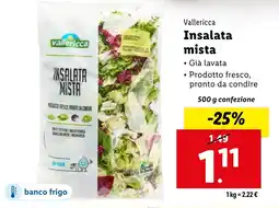 Lidl Vallericca Insalata mista offerta