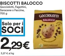 Coop Superstore biscotti GOCCIOLOTTI offerta