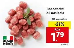 Lidl Bocconcini di salsiccia offerta