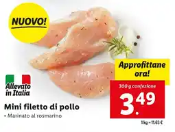 Lidl Mini filetto di pollo offerta