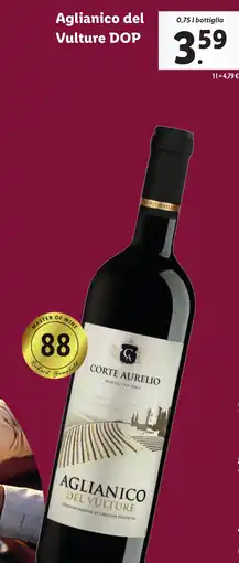 Lidl Aglianico del Vulture DOP offerta