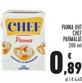 Conad Panna chef 200 g(ml) offerta