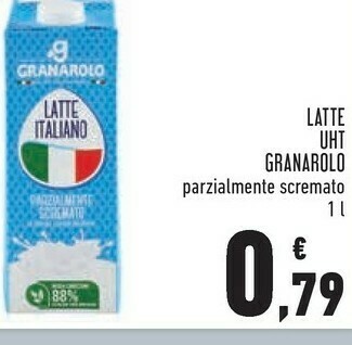 Conad Piacere leggero latte uht parzialmente scremato 1000 g(ml) offerta