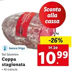 Lidl Dal Salumiere Coppa stagionata offerta