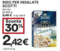 Coop Superstore Riso per insalate SCOTTI offerta