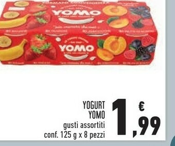 Conad Yogurt magro frutta 1000 g(ml) offerta