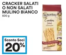 Coop Superstore Cracker salati o non salati MULINO BIANCO offerta