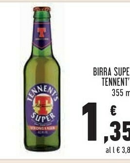 Conad Super birra 355 ml offerta