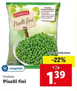 Lidl Freshona Piselli fini offerta