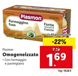 Lidl Plasmon Omogeneizzato offerta