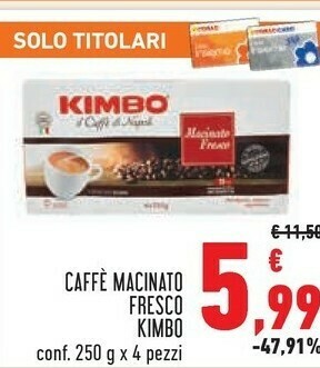 Conad Caffe macinato 1000 g offerta