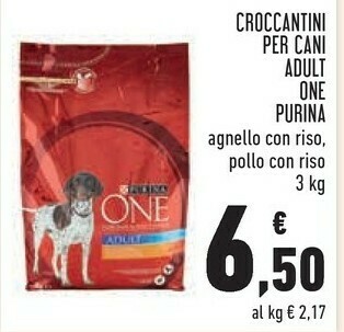 Conad Croccantini per cani adult one 3 kg offerta