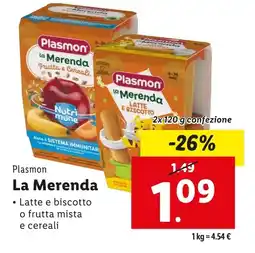 Lidl Plasmon La Merenda offerta