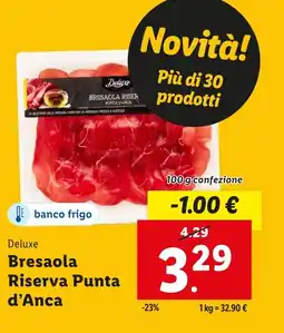 Lidl Deluxe Bresaola Riserva Punta d'Anca offerta