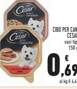 Conad Cibo per cani 150 g offerta