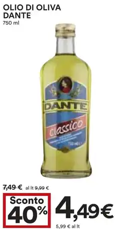 Coop Superstore Olio di oliva DANTE offerta
