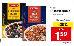 Lidl Carosio Riso integrale offerta