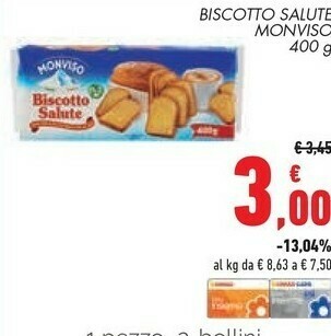 Conad Biscotto salute offerta