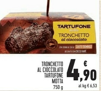 Conad Superstore Tronchetto al cioccolato tartufone 750 g offerta