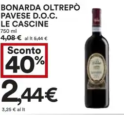 Coop Superstore Bonarda oltrepò pavese d.o.c. LE CASCINE offerta