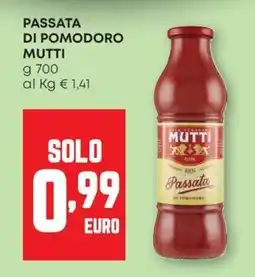 Pam Passata di pomodoro MUTTI offerta