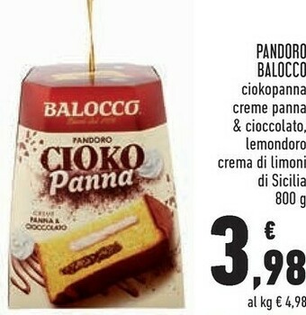 Conad Superstore Il pandoro lemondoro 800 g(ml) offerta