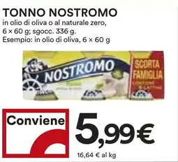 Coop Superstore Tonno NOSTROMO offerta