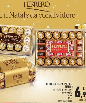 Conad Superstore Rocher 1pezzo(i) 200g cioccolato al latte offerta