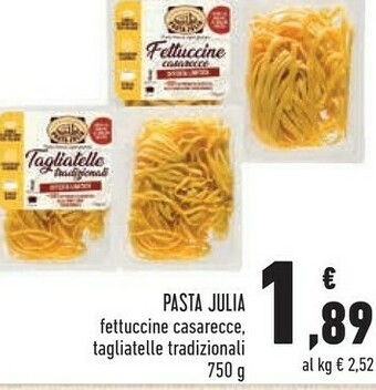 Fettuccine casarecce, tagliatelle tradizionali