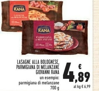 Conad Superstore Lasagne alla bolognese, parmigiana di melanzane offerta
