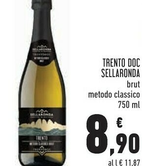 Conad Superstore Sellaronda trento doc brut metodo classico offerta